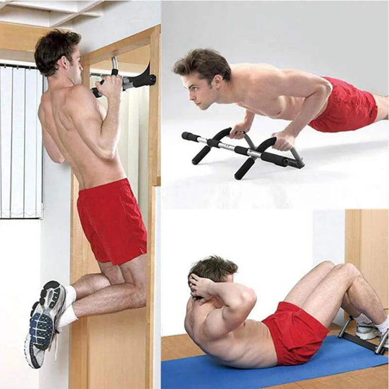 Adjustable Door Frame Chin-Up Bar for Home Workout and Fitness Training